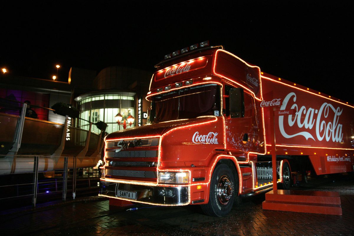 Ciężarówka Coca Coli. Trasa 2023. Wydarzenie już się rozpoczęło