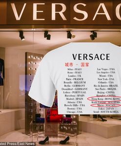 Versace przeprasza Chińczyków za kontrowersyjne koszulki