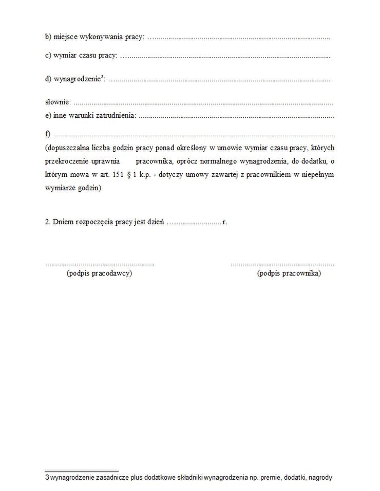 Umowa o pracę - wzór (2) 