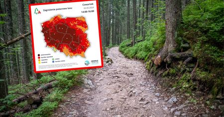 Cała Polska na czerwono. IMGW ostrzega: "ekstremalne zagrożenie"