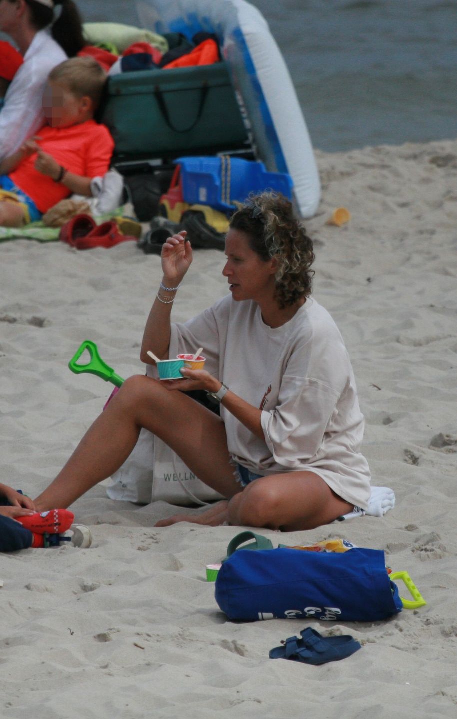 Rodzinne wakacje Moniki Mrozowskiej w Chałupach