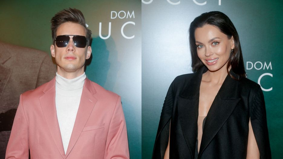 Michał Mikołajczak i Edyta Zając zjawili się na premierze filmu "Dom Gucci"