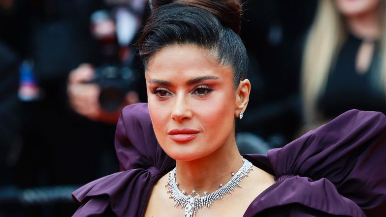Salma Hayek pokazała zmarszczki i siwe włosy
