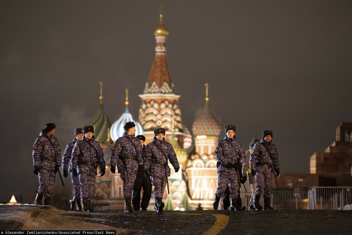 Rosyjska policja w akcji