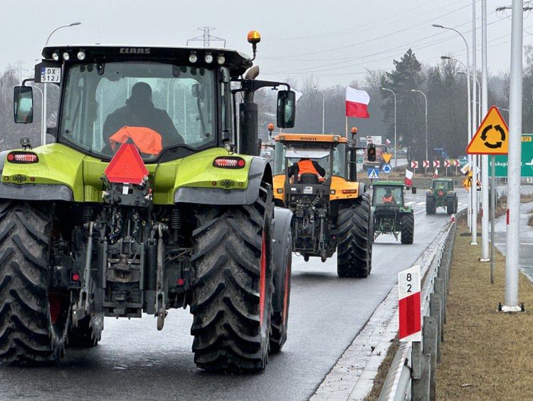 rolnicy, protest, traktor 500 traktorów zablokuje Wrocław. Dzień wyznaczony