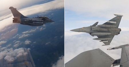 Francuskie myśliwce nad Polską. Nagranie Rafali w ramach misji NATO