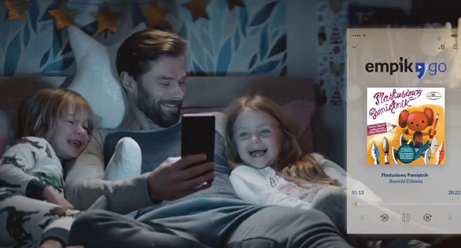 „Audiobooki bez limitu” w kampanii EmpikGO (wideo)