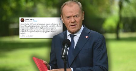 Tusk znów cytuje konstytucję. "Koniec kropka"