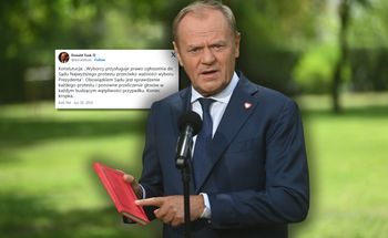 Tusk znów cytuje konstytucję. "Koniec kropka"