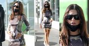 Ciężarna Emily Ratajkowski w obcisłej sukience oddaje się shoppingowi (ZDJĘCIA)