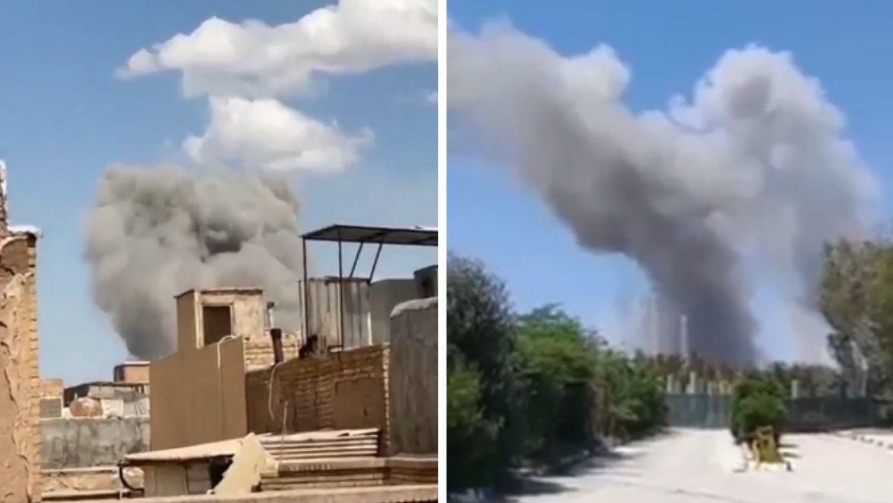 Wyspa Chark pod ostrzałem. Pojawiają się pierwsze nagrania