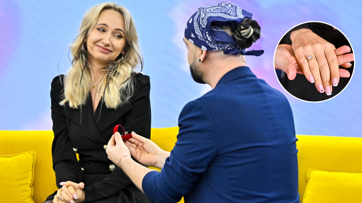 Marcin Czyżewski oświadczył się ukochanej w "halo tu polsat"