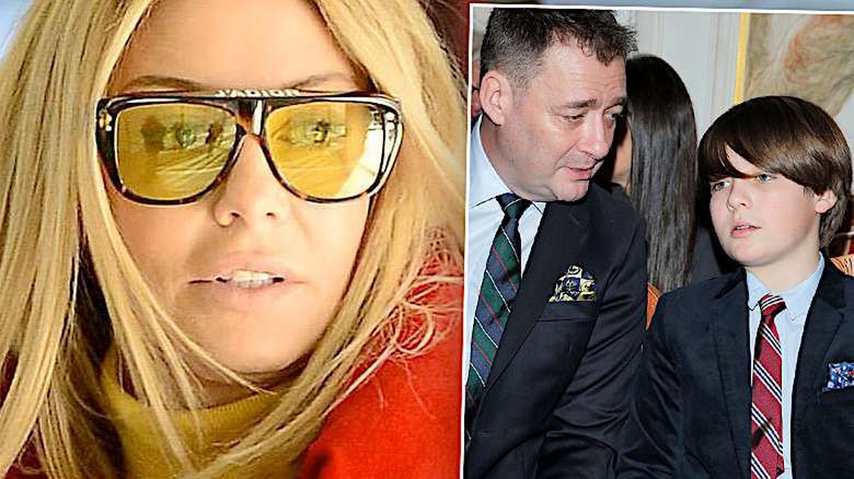 Jacek Rozenek z synem Stanisławem