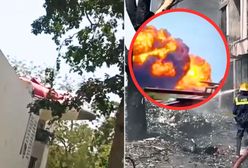 Samolot wbił się w budynek. Nagrania z momentu katastrofy w Indiach