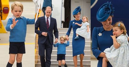 Kate, William, George i Charlotte przylecieli do Kanady (ZDJĘCIA)
