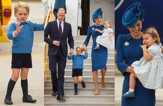 Kate, William, George i Charlotte przylecieli do Kanady (ZDJĘCIA)