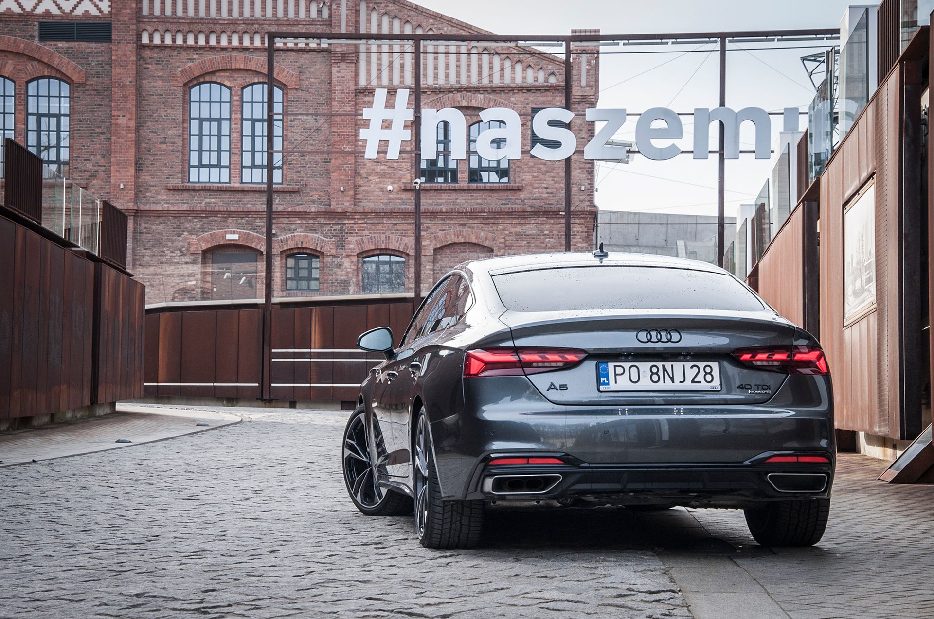 Audi A5 Sportback 40 TDI quattro (2020) (fot. Mateusz Żuchowski)