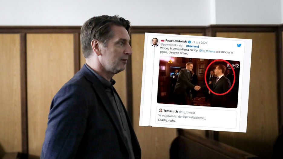 Tomasz Lis reaguje na wpis Pawła Jabłońskiego