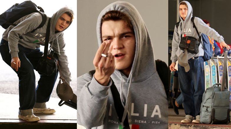 Syn Johnny'ego Deppa na lotnisku w Los Angeles