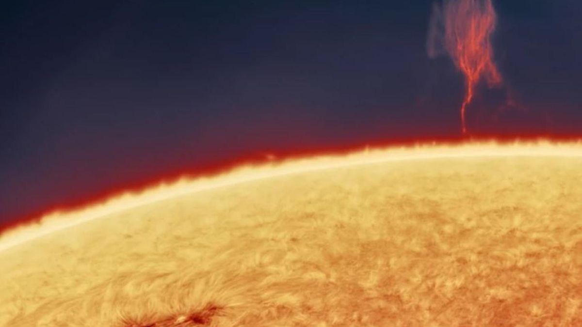 Wybuch plazmy na Słońcu. Fotograf uchwycił to z własnego podwórka 1