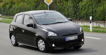 Mitsubishi Mirage/Colt przyłapane w Niemczech