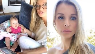 Joanna Krupa broni sadzania Ashy-Leigh na "niebezpiecznej" poduszce. "Ja wiem, co jest najlepsze dla mojego dziecka!" (FOTO)