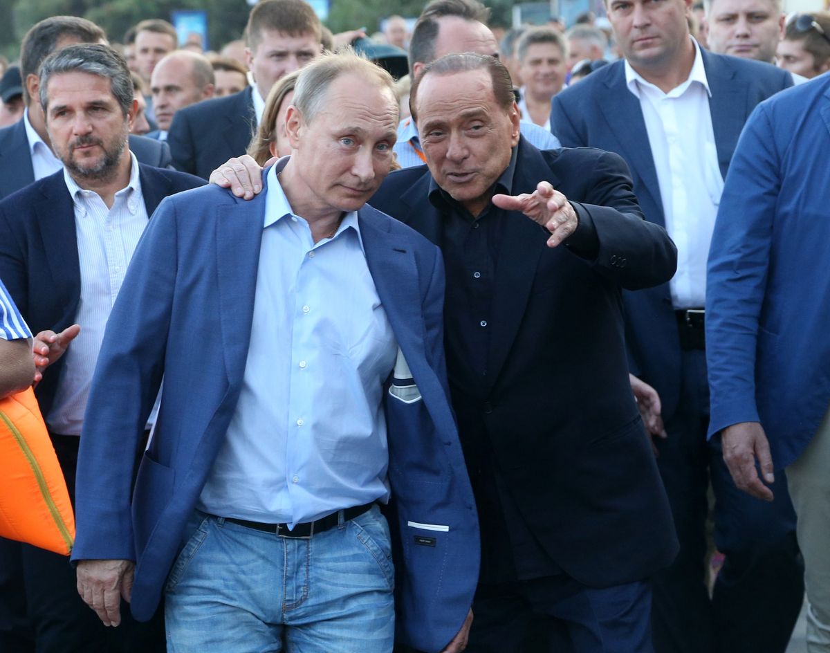 Berlusconi stwierdził, że wybuch wojny między Rosją, a Ukrainą wina prezydenta Ukrainy, a nie efekt działań Putina