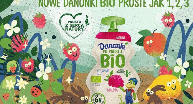Nowe smaki Danonków bio wsparte kampanią
