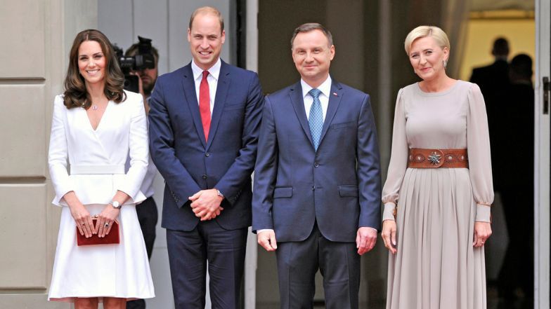 Książę William podczas wizyty w Polsce 