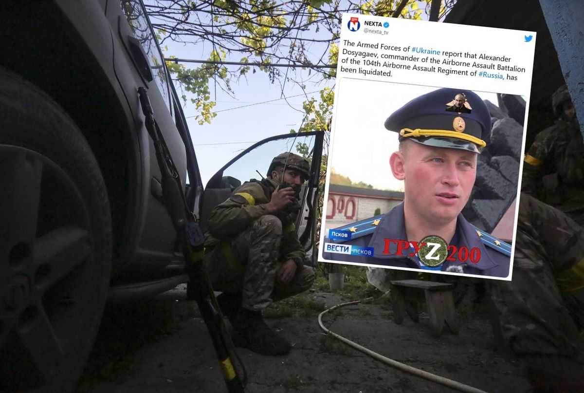 Ukraińcy zlikwidowali rosyjskiego dowódcę Aleksandera Dosiagajewa 