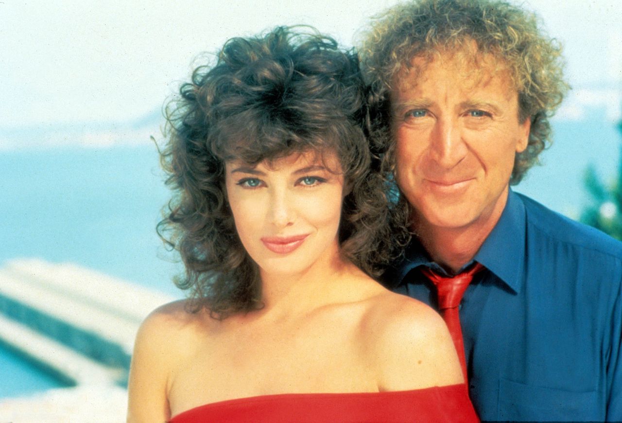 Kelly LeBrock i Gene Wilder w filmie "Kobieta w czerwieni"