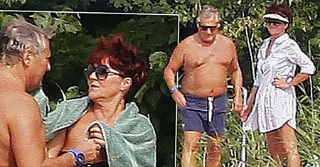 Ale widok! Jolanta Kwaśniewska w bikini przyłapana na wakacjach z mężem! Ma sylwetkę jak 30-latka!