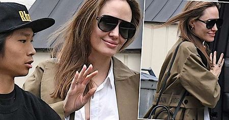 Paparazzi dorwali Angelinę Jolie z synem na zakupach. Oto, co mu kupiła w luksusowym butiku