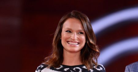 Anna Starmach promienieje na ściance. Widać już ciążowy brzuszek