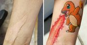 15 tatuaży, które w sprytny sposób przykryły blizny i znamiona