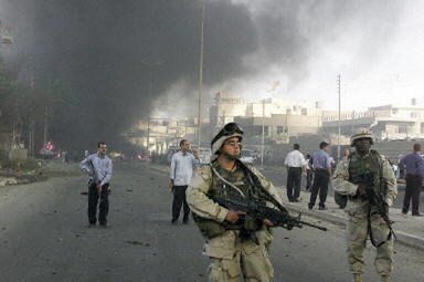 Saddam stoi za zamachami w Bagdadzie?