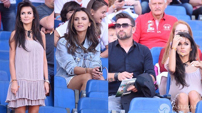 Siwiec i  Boruc na trybunach