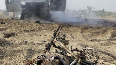 Zwłoki palestyńskiego zamachowca