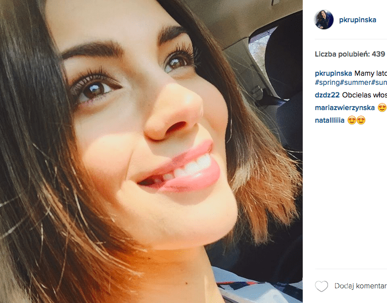 Paulina Krupińska w krótkich włosach