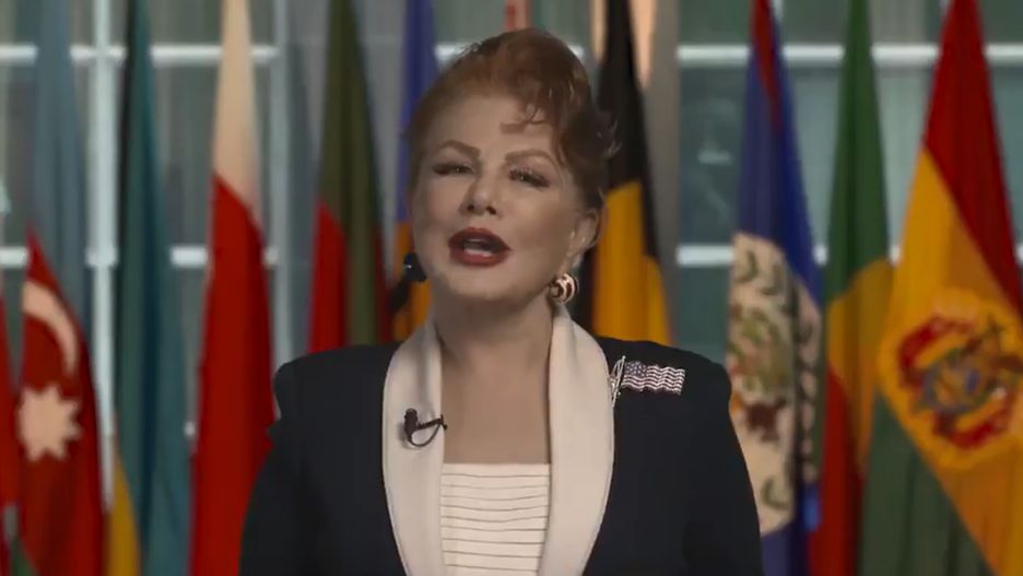 Georgette Mosbacher odwiedziła Polskę jeszcze w 1991 r. 