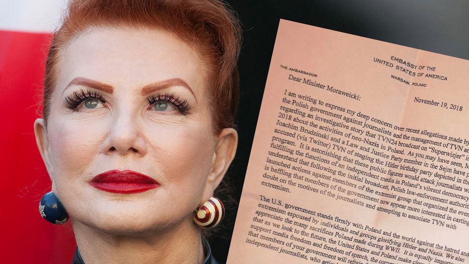 List ambasador USA Georgette Mosbacher do Mateusza Morawieckiego wywołał burzę