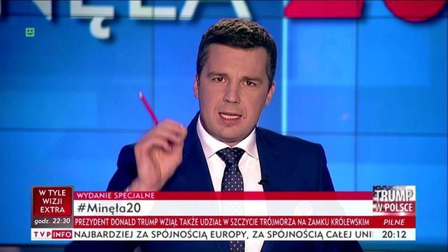 Michał Rachoń, dziennikarz TVP Info