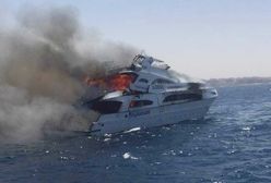 Na jachcie wybuchł pożar. Akcja marynarki wojennej na Morzu Czerwonym