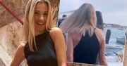 Joanna Koroniewska w kreacji z dziurami na festiwalu w Wenecji. Czy przyćmiła Małgorzatę Kożuchowską?