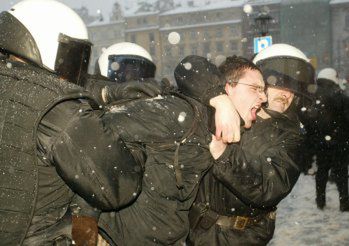 Policja interweniowała podczas demonstracji w Krakowie