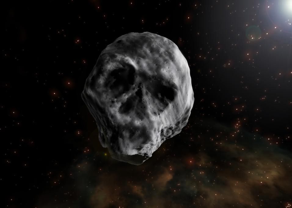 Nietypowa asteroida znów przeleci obok Ziemi. Nazywana jest "trupią czaszką"