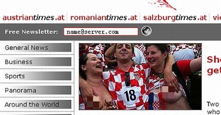 Pracownica ministerstwa w ferworze radości pokazała piersi na stadionie. Teraz będzie kara
