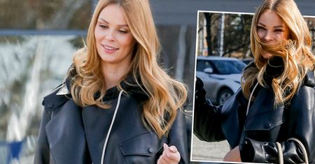 Małgorzata Tomaszewska przyłapana przed studiem "PnŚ". Same buty i torebka są warte kilka średnich krajowych
