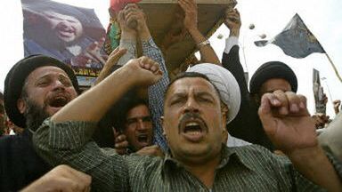 Demonstracja zwolenników al-Sadra