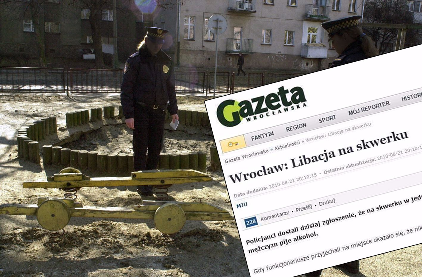 8 rocznica słynnej "libacji na skwerku". Internet nie zapomina